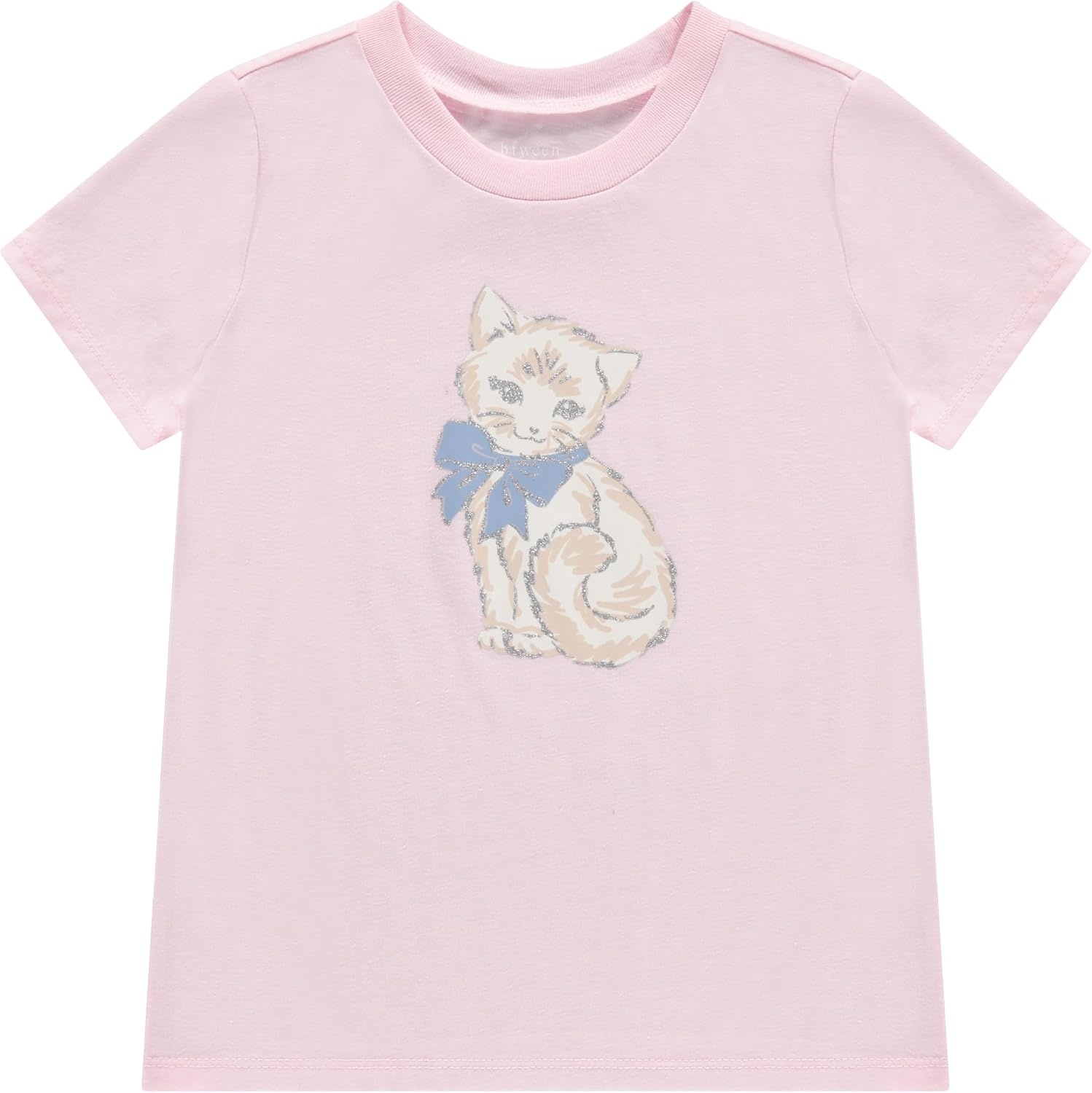 image:imageBTween Girls 4 Piece Tops Fashionable Short Sleeve TShirt Casual Daily Shirt for Kids Assorted ColorsRuby